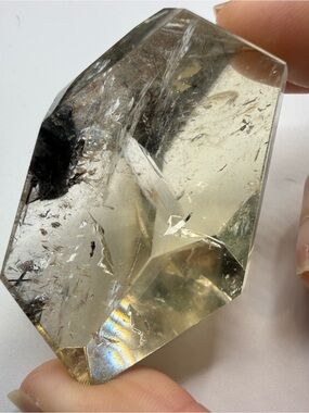 Tourmalinated Citrine Polished Free Form